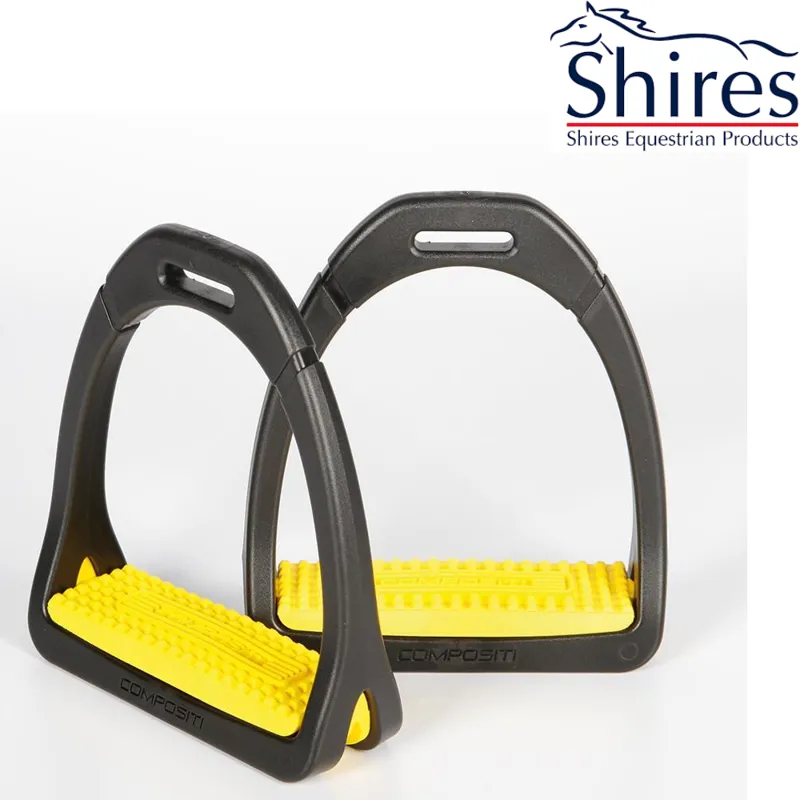 Compositi Premium Profile Stirrup Treads - Childs - Yellow 